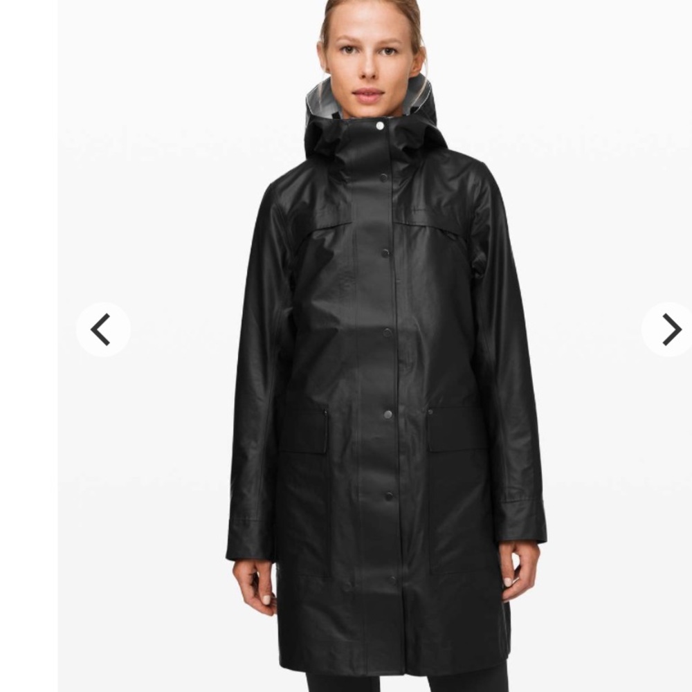 lululemon athletica Black Hooded Jacket